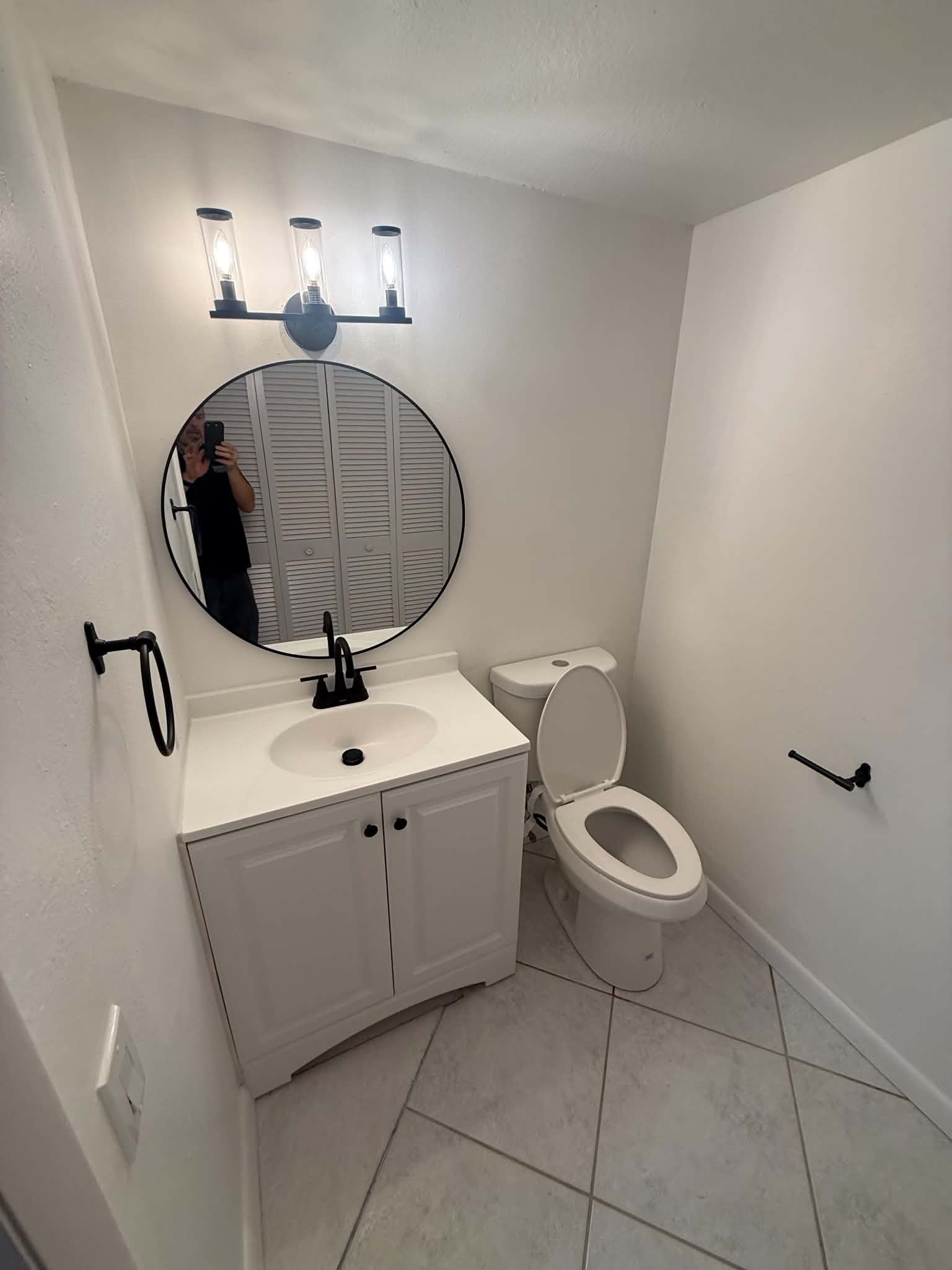 Bathroom remodel project
